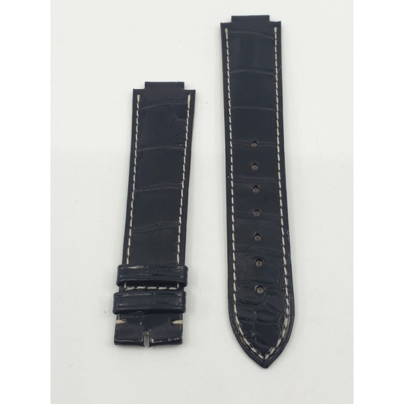 NEW AUTHENTIC CARTIER BALLON BLEU WATCH ALLIGATOR STRAP BAND 20MM X 18MM AVC